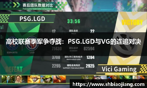 高校联赛季军争夺战：PSG.LGD与VG的连追对决